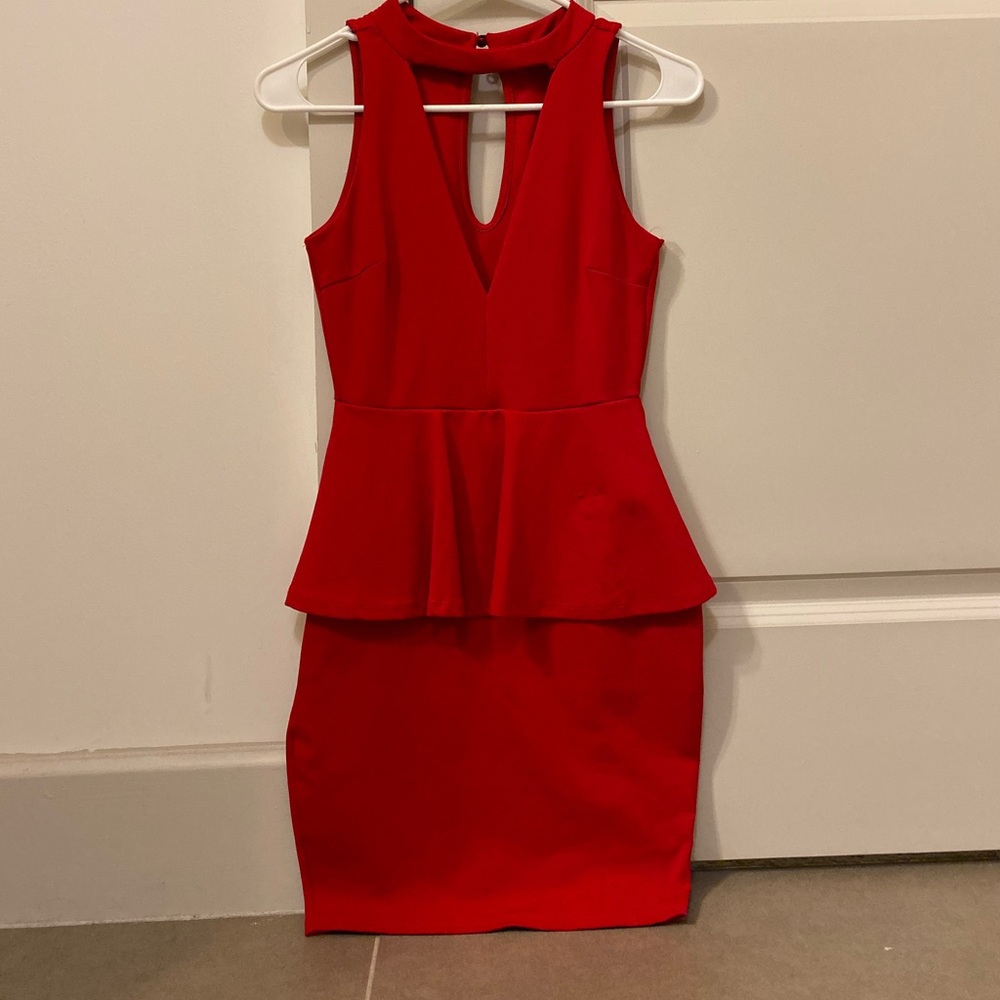 Peplum dress
